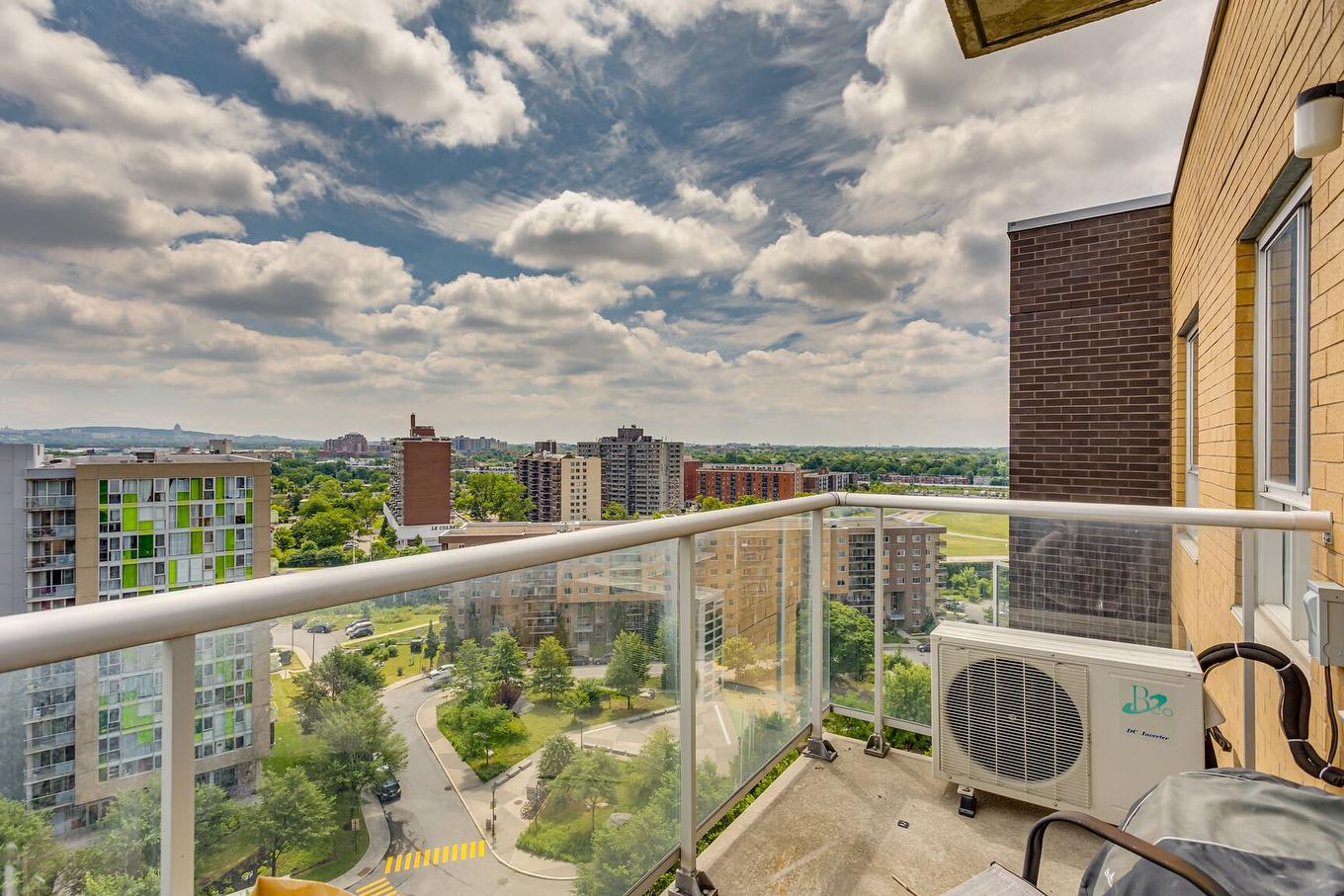 Balcony - 1409-10150 Place De L'Acadie, Montréal (Ahuntsic-Cartierville), QC - Outdoor With View
