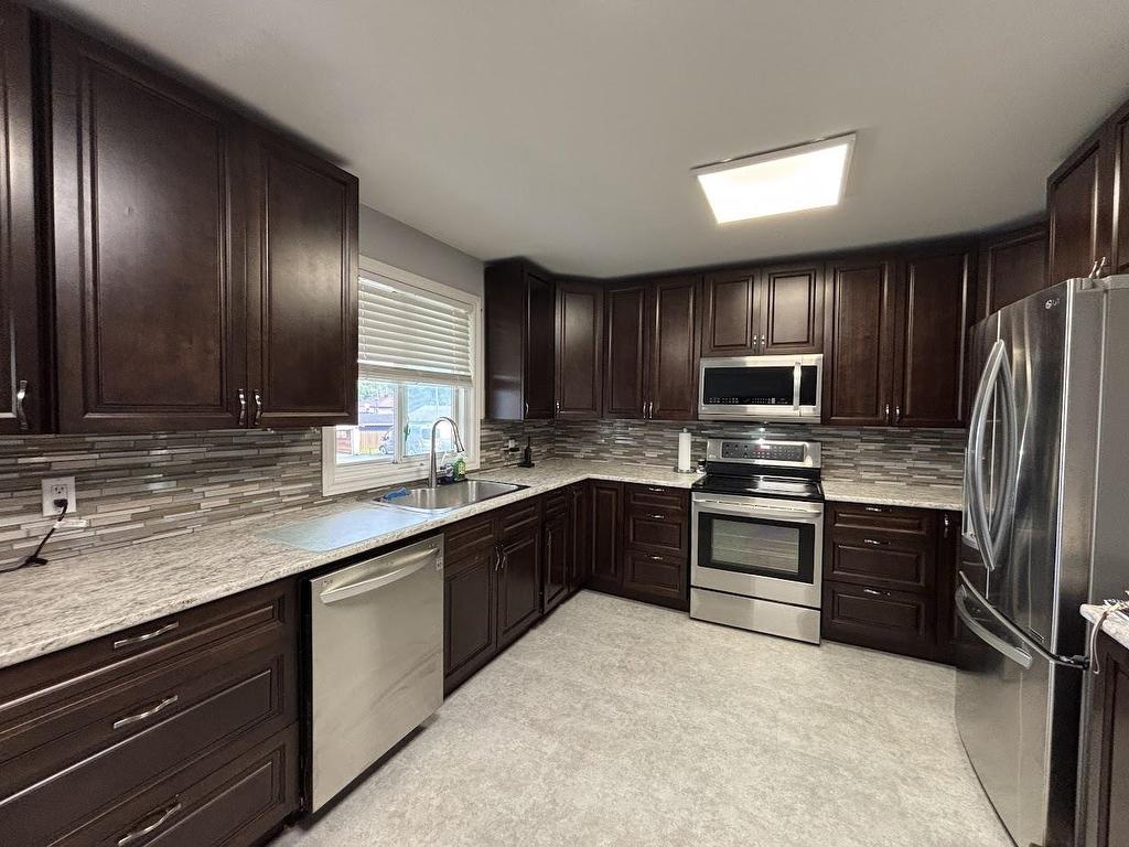 2 Essa Place, Manitouwadge, ON - Indoor Photo Showing Kitchen With Stainless Steel Kitchen With Upgraded Kitchen