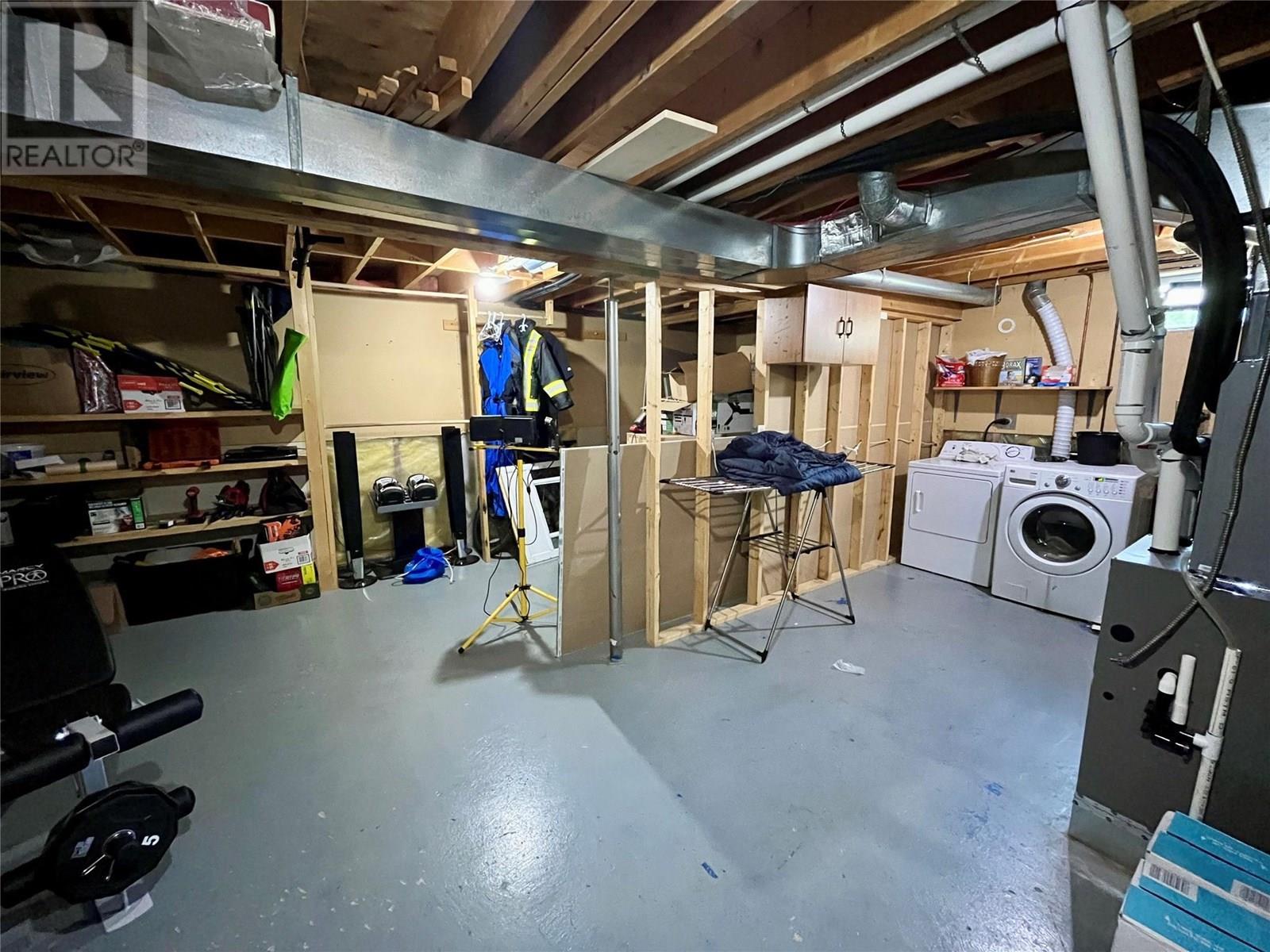 140 Wapiti Crescent, Tumbler Ridge, BC - Indoor Photo Showing Basement