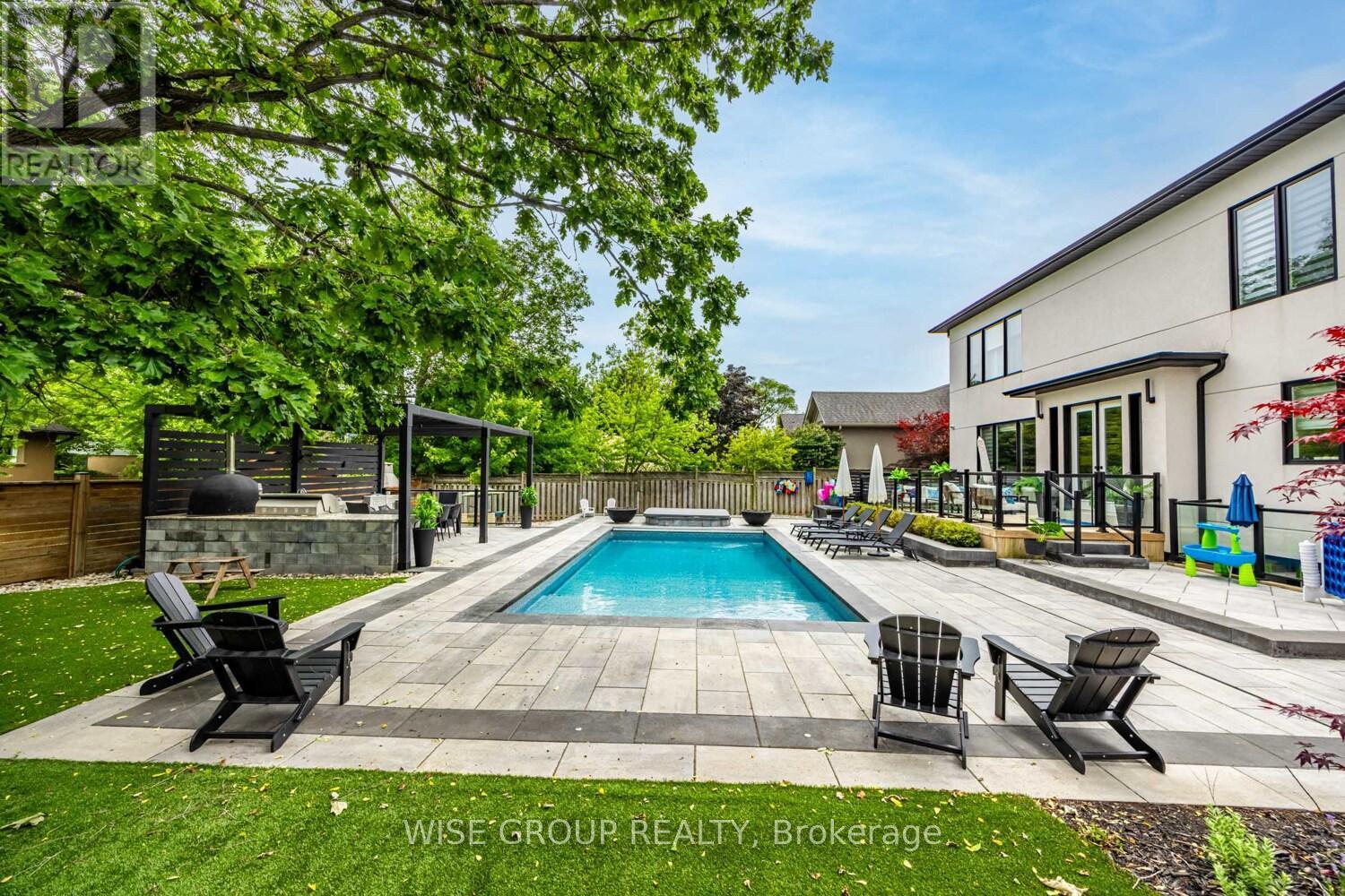 1322 Stanbury Road, Oakville, ON - Outdoor With In Ground Pool