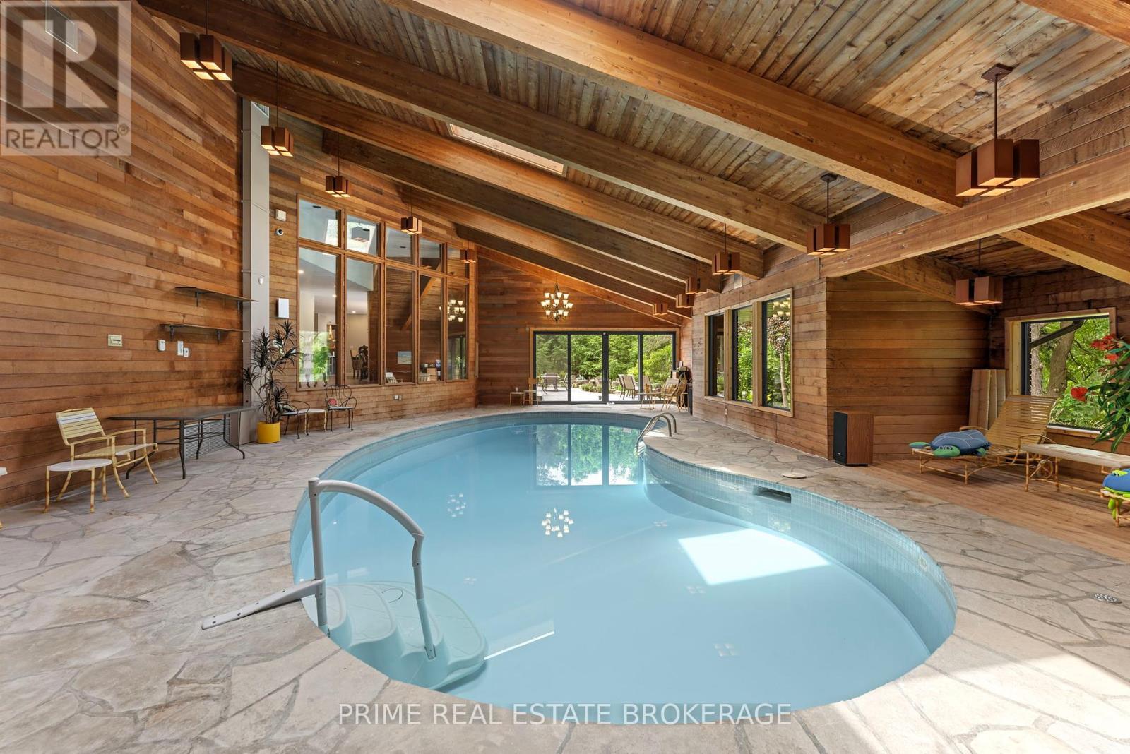 203 Riverside Drive, South Huron (Exeter), ON - With In Ground Pool With Deck Patio Veranda With Exterior