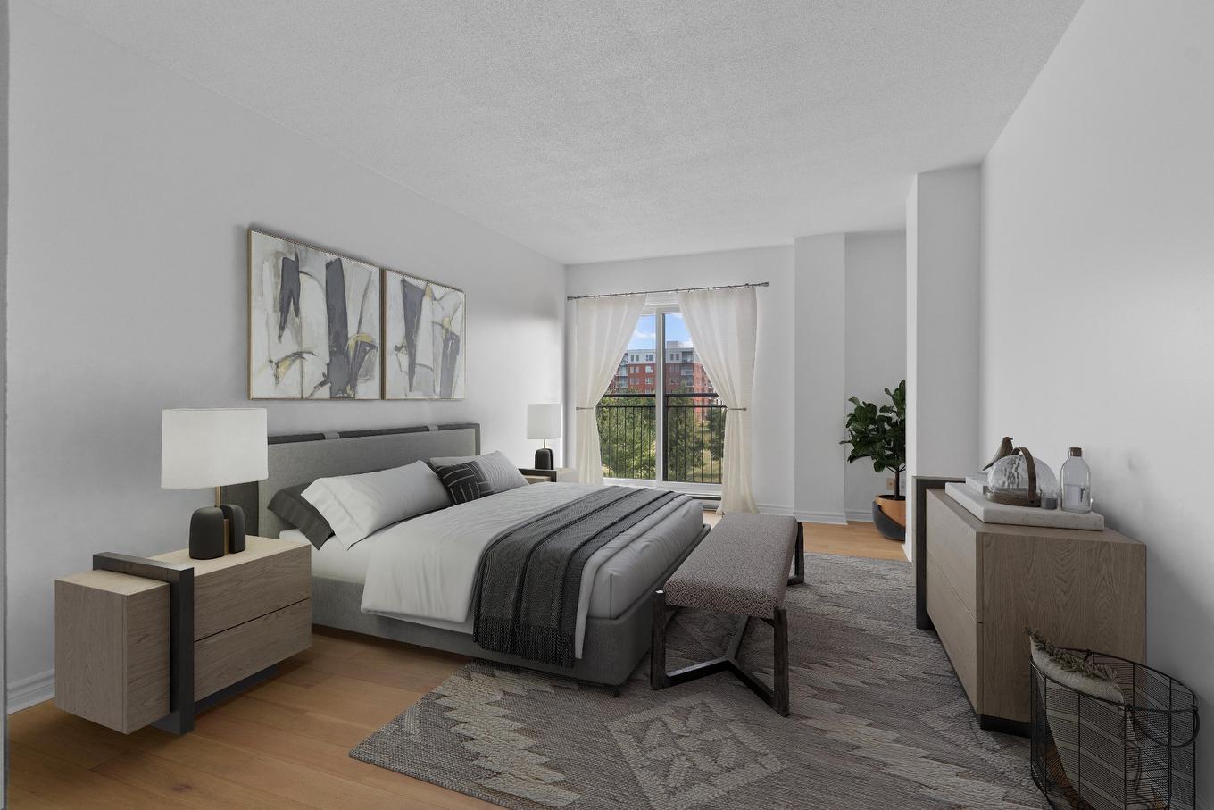 Primary bedroom - 205-5400 Av. Colomb, Brossard, QC - Indoor Photo Showing Bedroom