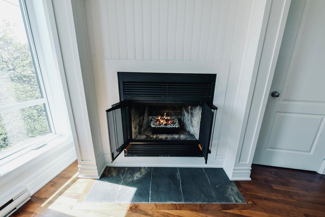 Autre - 5621 Av. Des Érables, Montréal (Rosemont/La Petite-Patrie), QC - Indoor With Fireplace