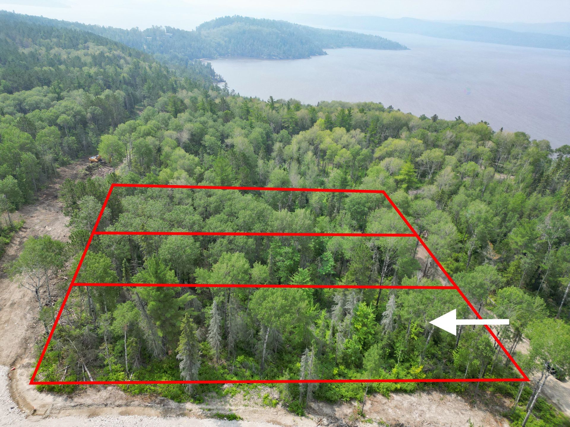 Photo aérienne - Ch. Bibeau, Duhamel-Ouest, QC