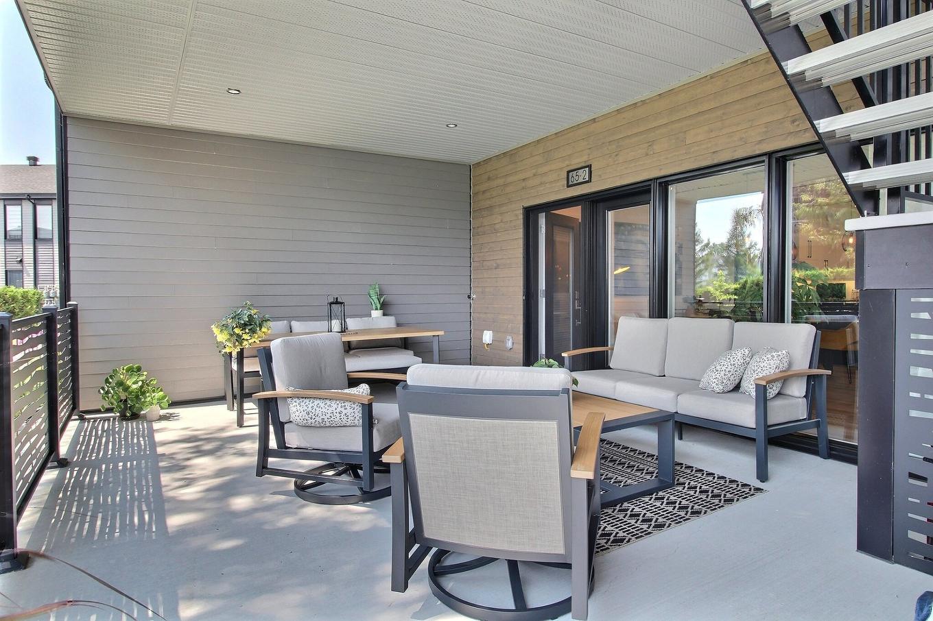 Terrasse - 2-65 Rue Desjardins, Magog, QC - Outdoor With Deck Patio Veranda With Exterior