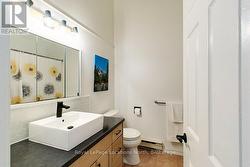 Four piece bathroom with tub and shower -