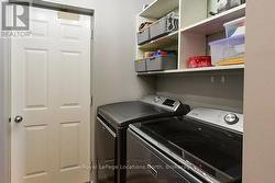 Laundry room with garage access -