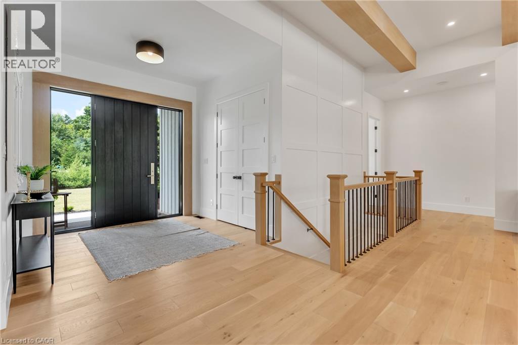 Entrance foyer featuring light wood-type flooring and recessed lighting - 4678 Lobsinger Line, Crosshill, ON - Indoor Photo Showing Other Room