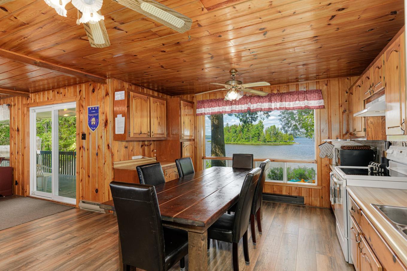 Dining room - 2480 Ch. Du Tour-Du-Lac, Nominingue, QC - Indoor