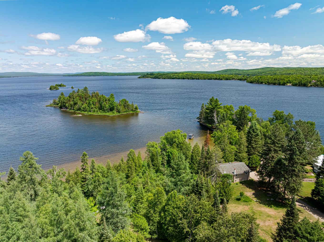 Overall view - 2480 Ch. Du Tour-Du-Lac, Nominingue, QC - Outdoor With Body Of Water With View