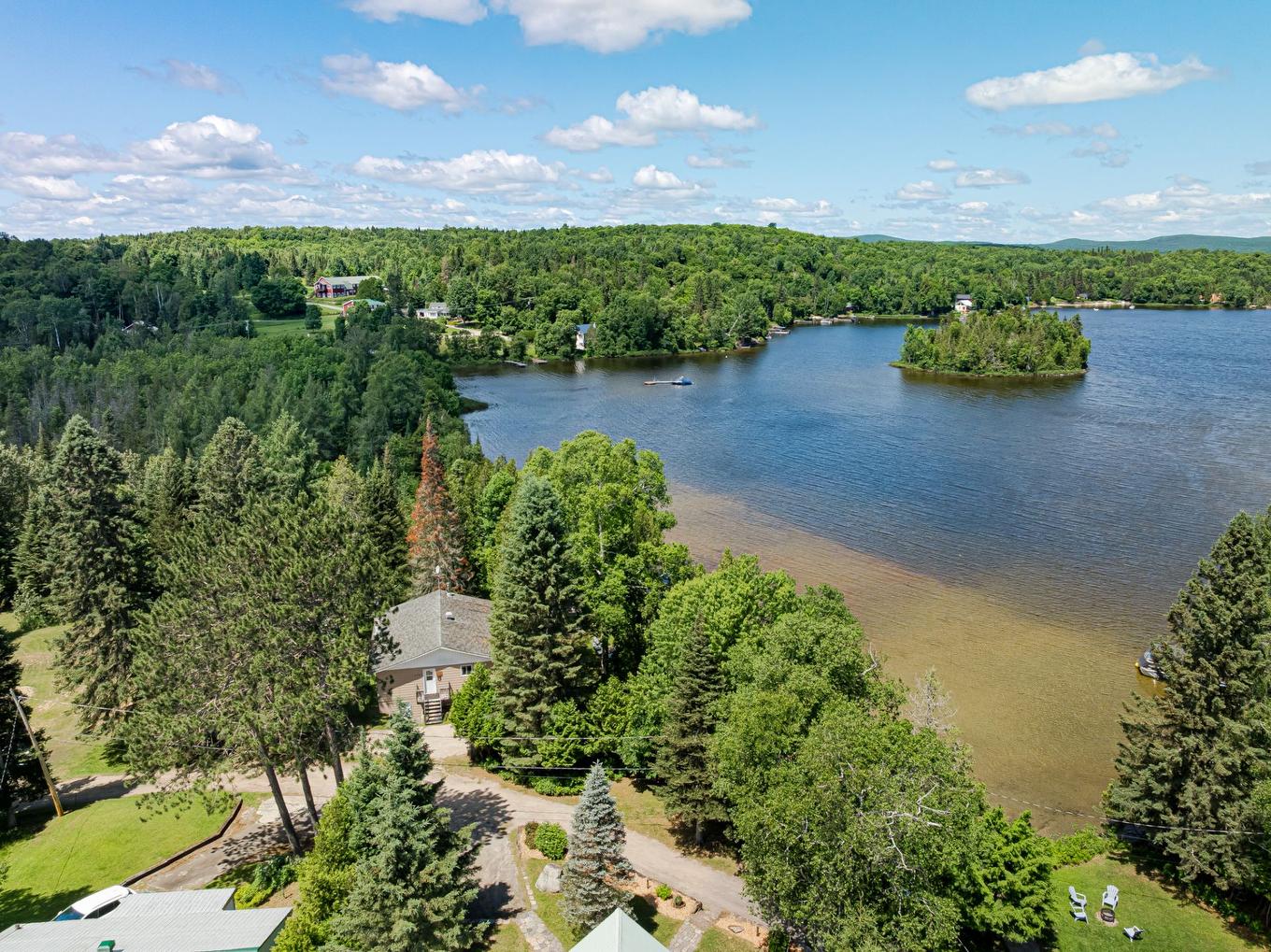 Overall view - 2480 Ch. Du Tour-Du-Lac, Nominingue, QC - Outdoor With Body Of Water With View