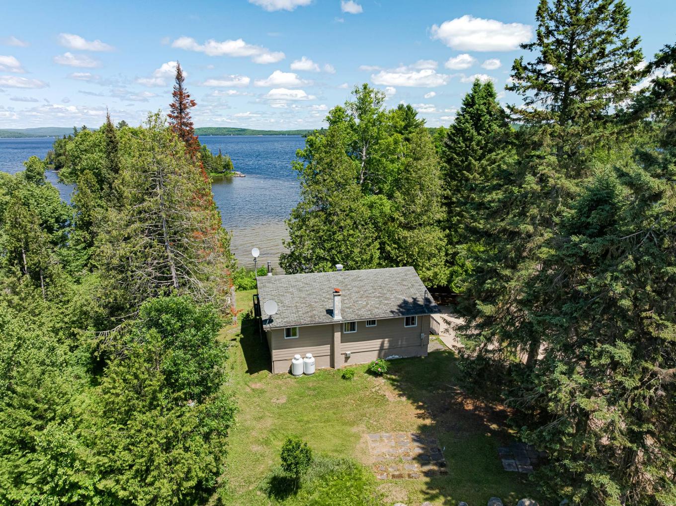 Overall view - 2480 Ch. Du Tour-Du-Lac, Nominingue, QC - Outdoor With Body Of Water With View