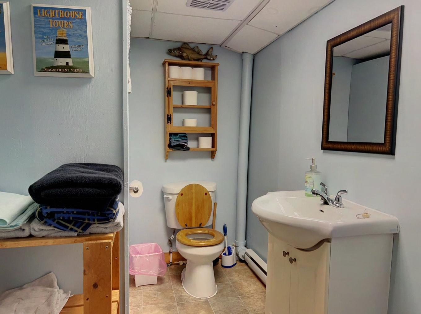 Bathroom - 314 Ch. Riverside, Matapédia, QC - Indoor Photo Showing Bathroom