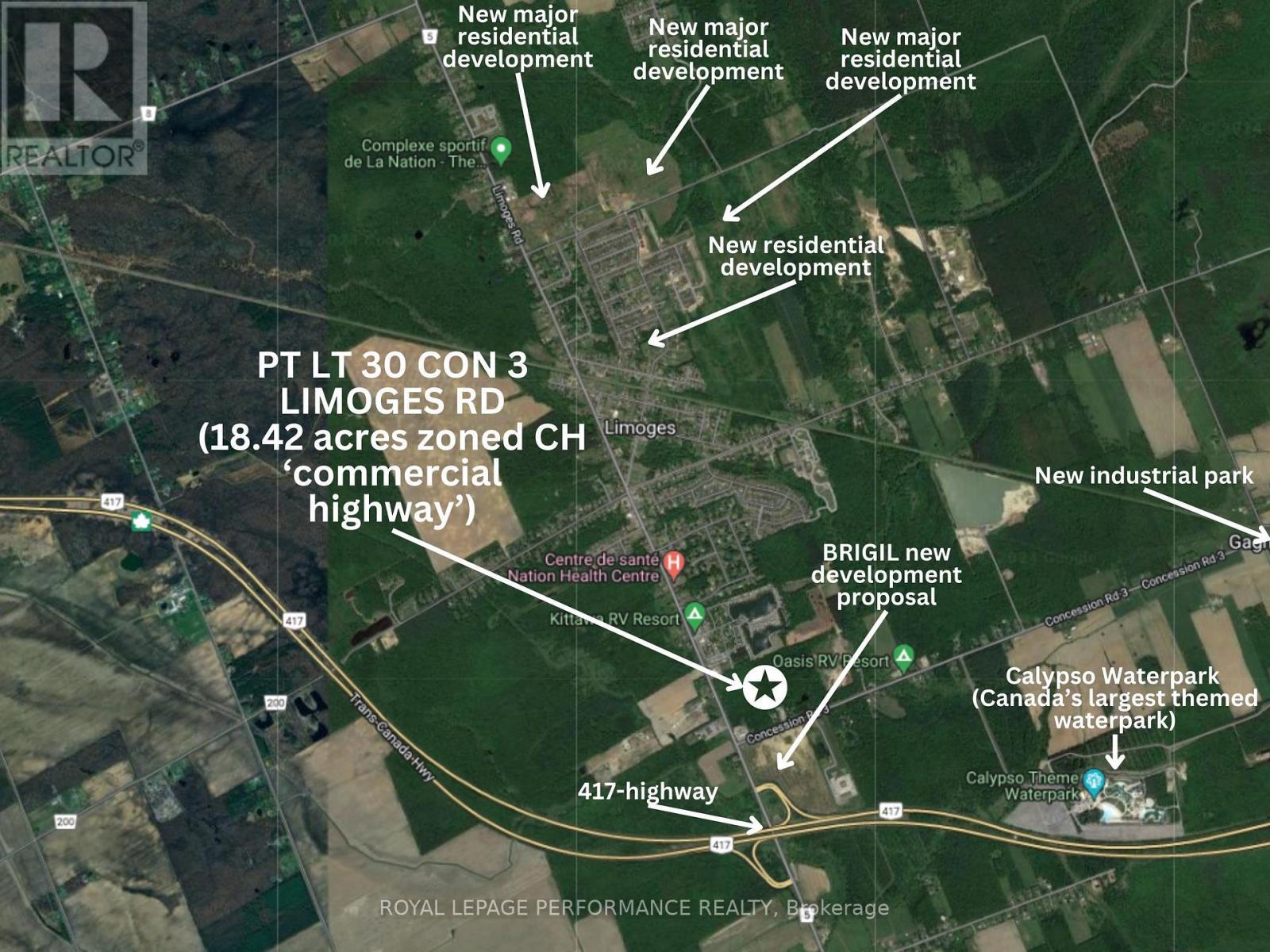 Pt Lt 30 Con 3, Limoges Rd Road, The Nation, ON