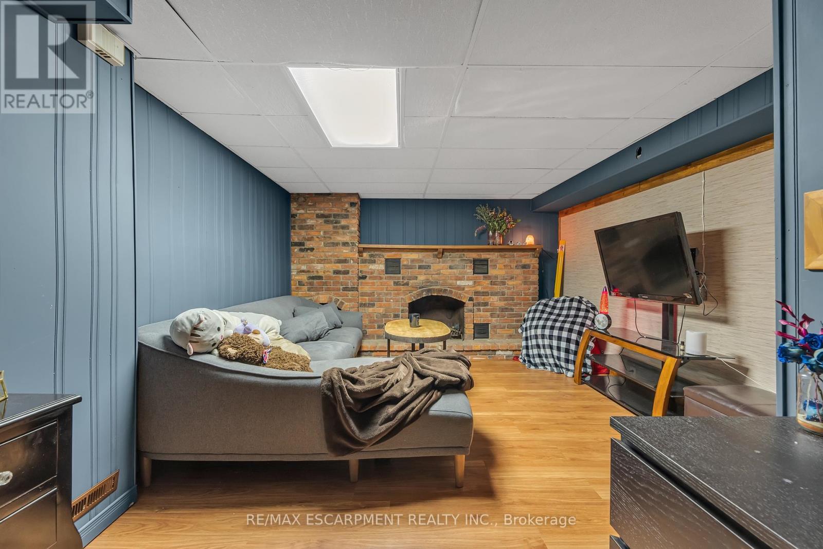 316 Fennell Avenue, Hamilton, ON - Indoor With Fireplace