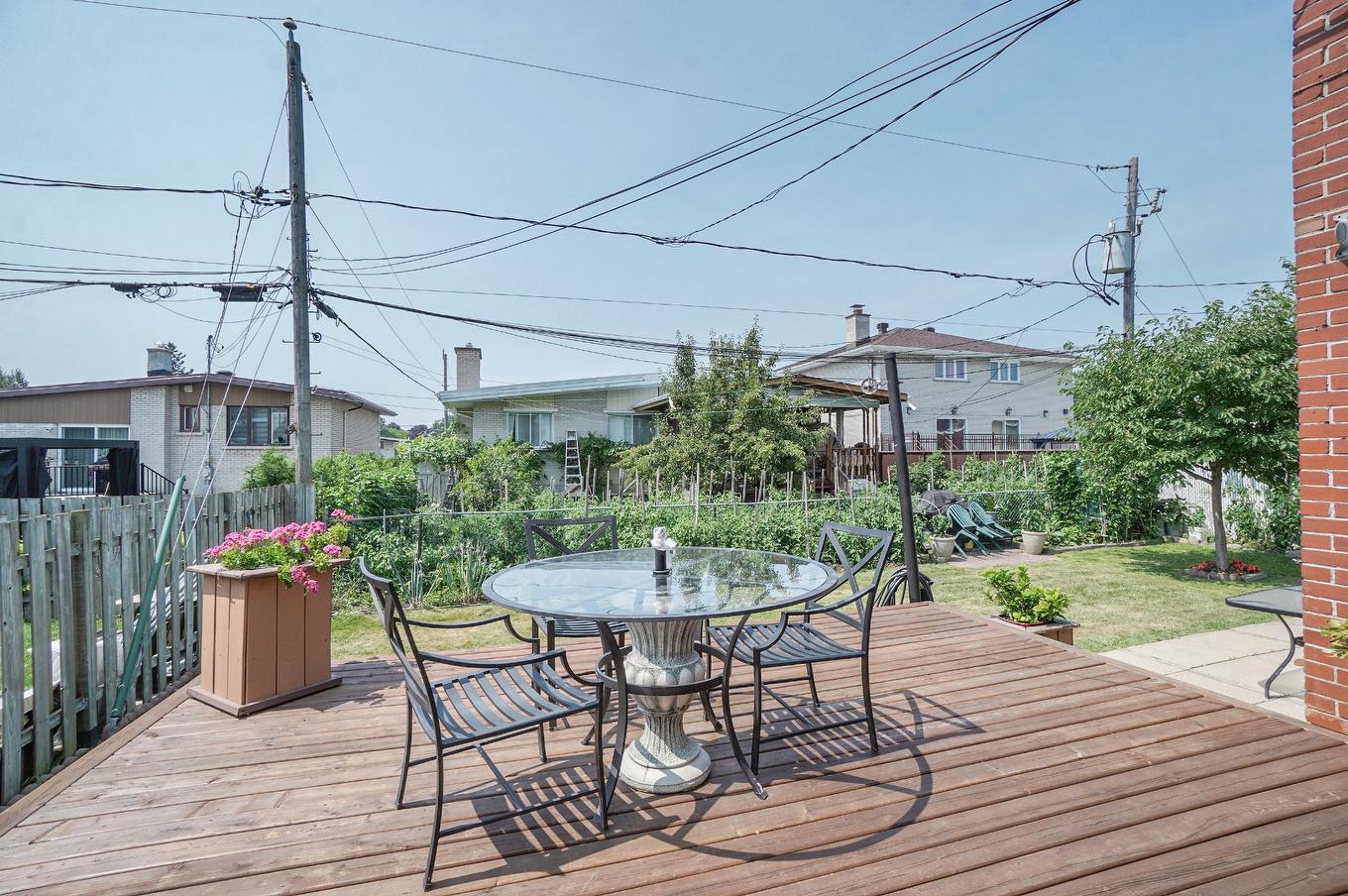 Terrasse - 1412 Boul. Élisabeth, Laval (Chomedey), QC - Outdoor With Deck Patio Veranda With Exterior