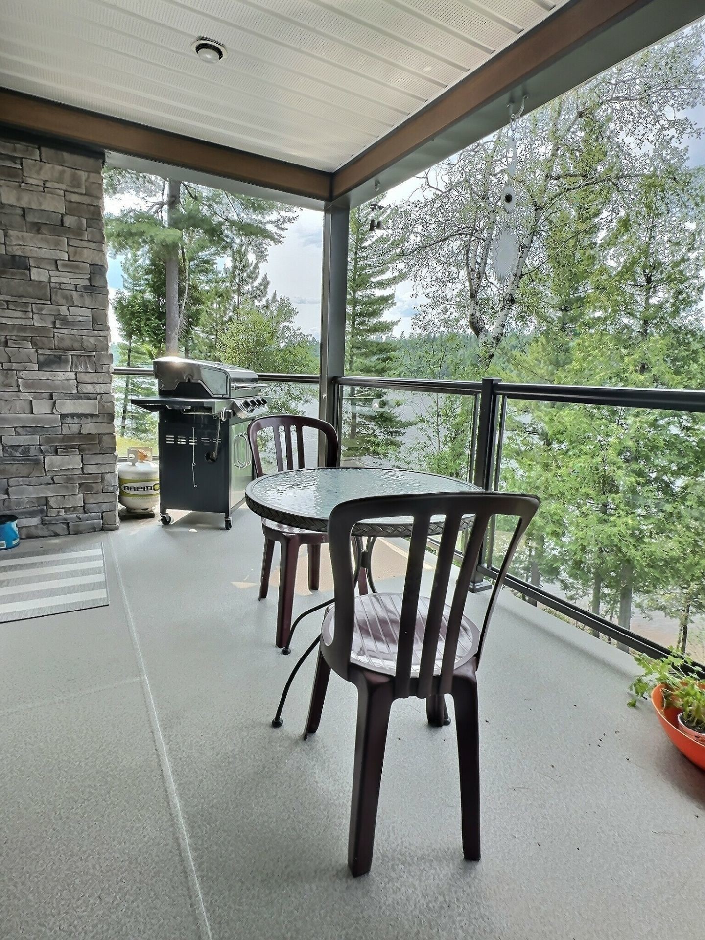 Balcony - 2225 Ch. De Grassy Narrow, Moffet, QC - Outdoor With Exterior