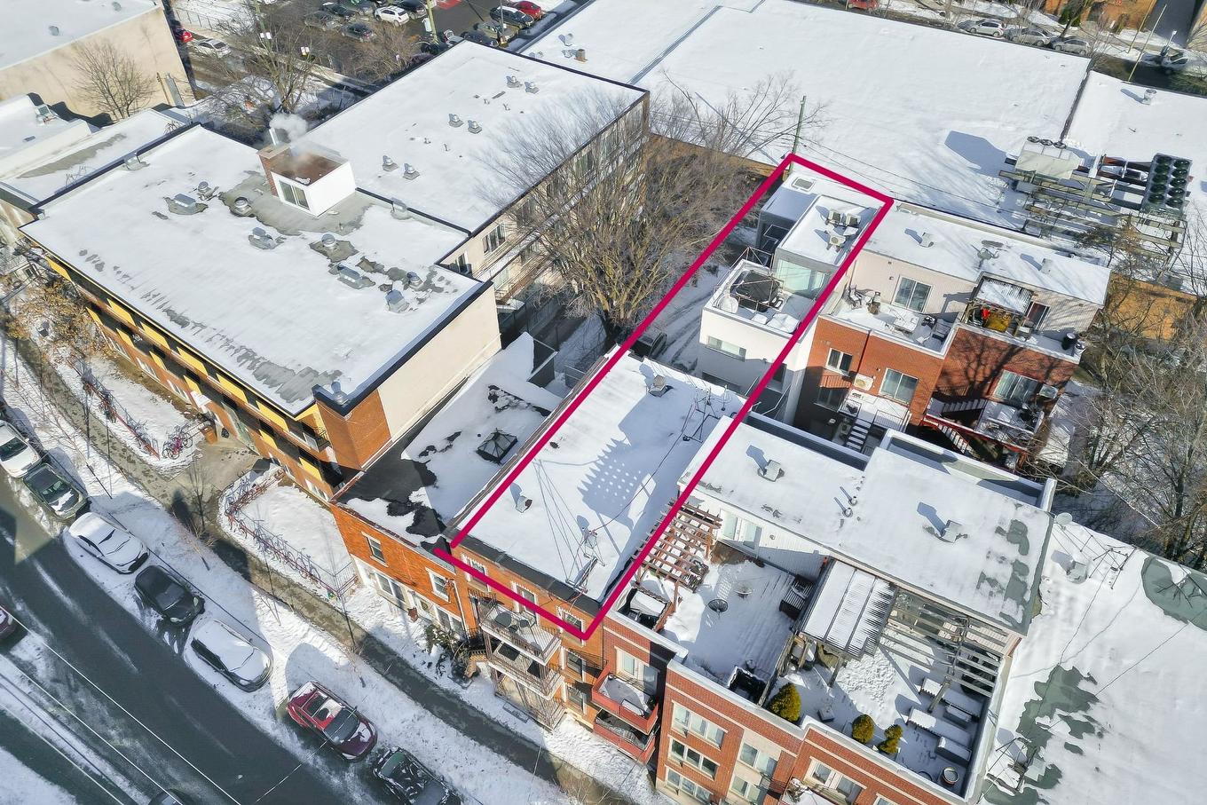 Photo aérienne - 5283 - 5287 Rue Berri, Montréal (Le Plateau-Mont-Royal), QC