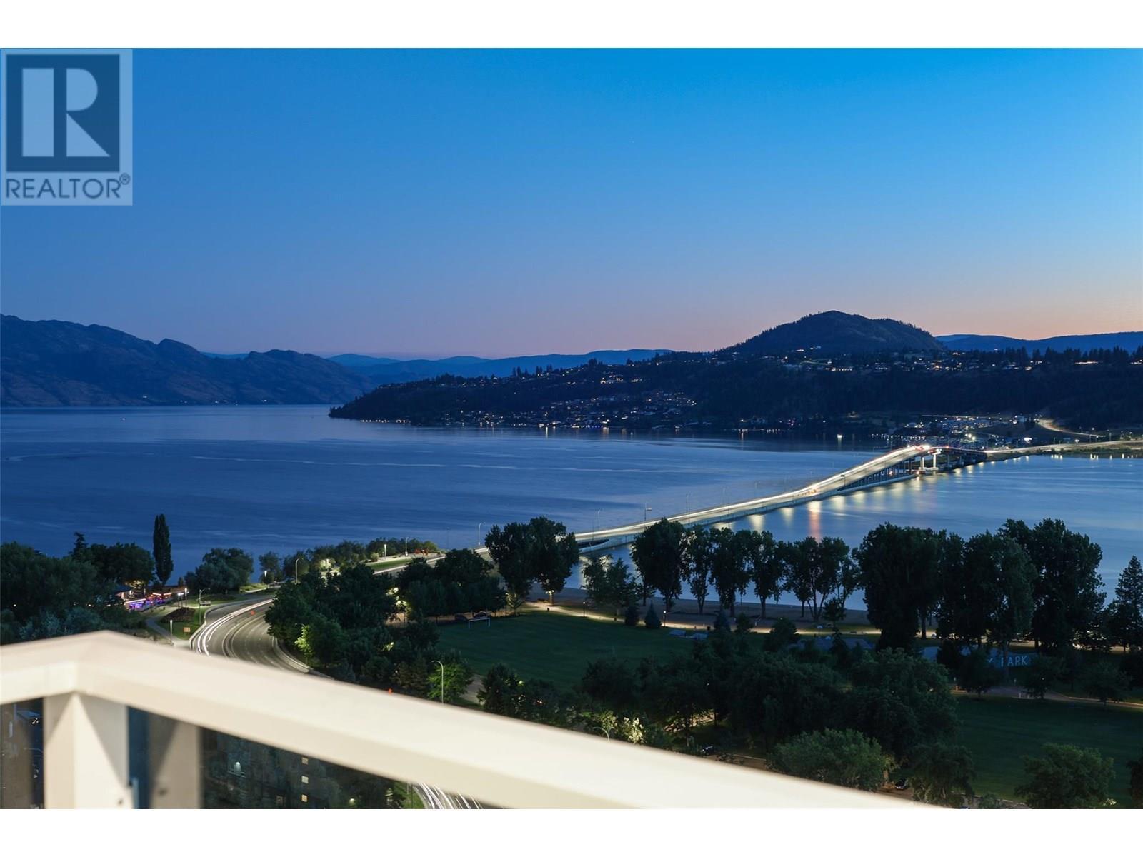 238 Leon Avenue Unit# 2207, Kelowna, BC - Outdoor With Body Of Water With View