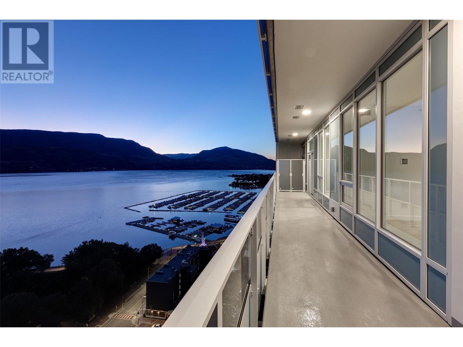 238 Leon Avenue Unit# 2207, Kelowna, BC - Outdoor With Body Of Water With View