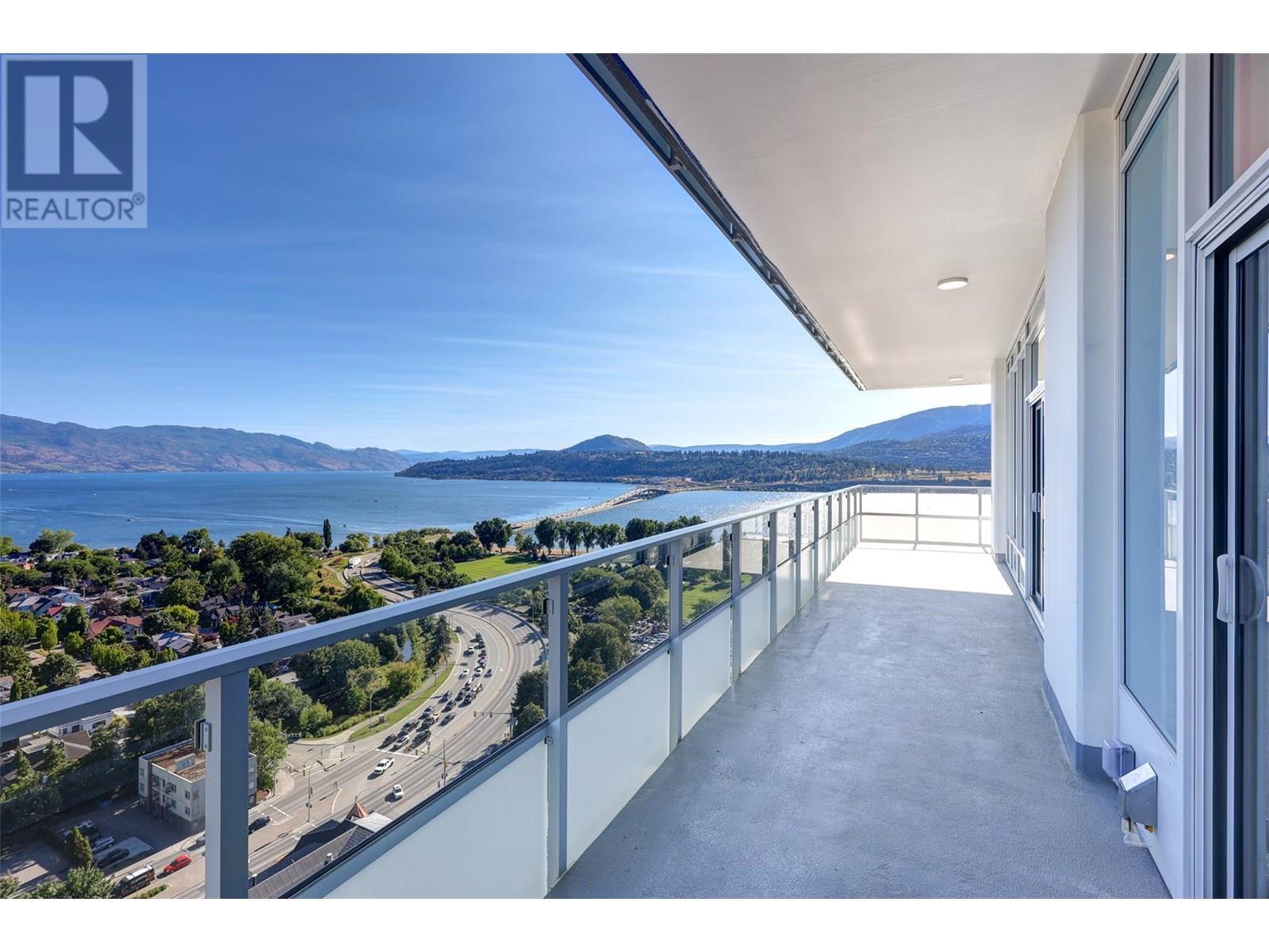 238 Leon Avenue Unit# 2207, Kelowna, BC - Outdoor With Body Of Water With View With Exterior