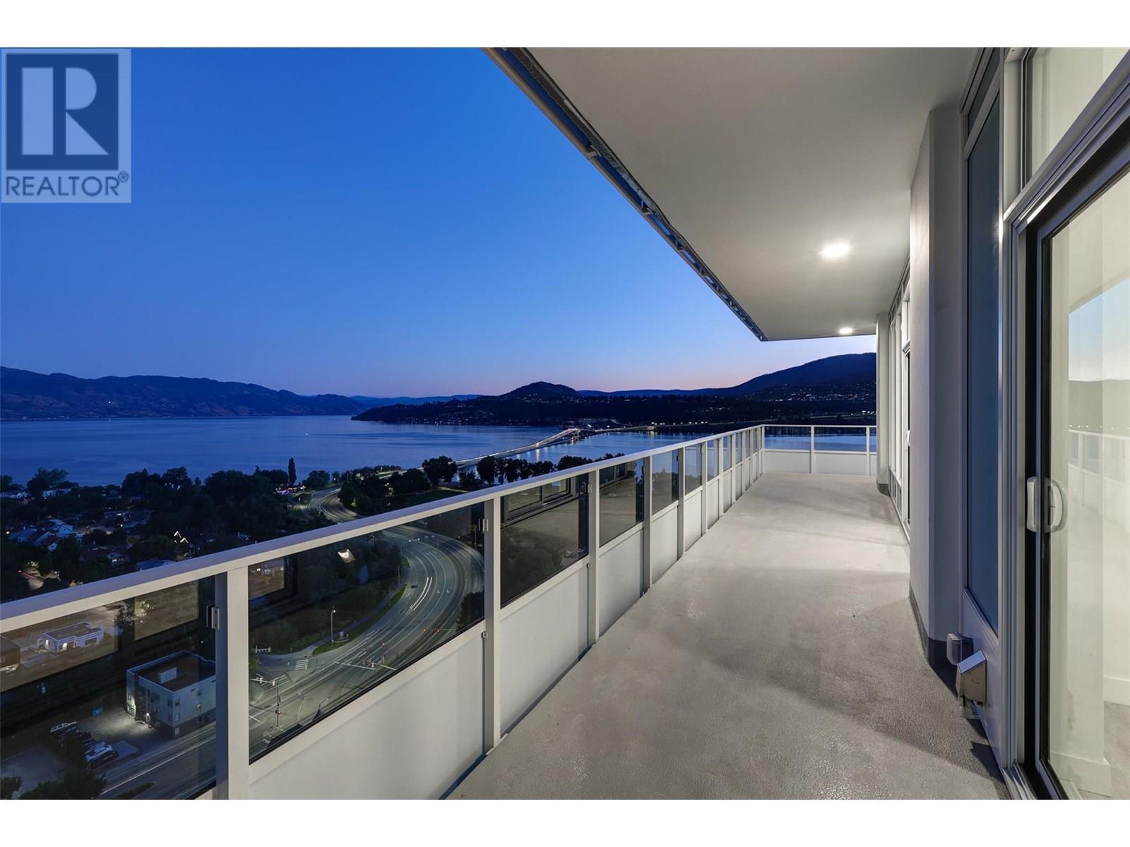 238 Leon Avenue Unit# 2207, Kelowna, BC - Outdoor With Body Of Water With View With Exterior
