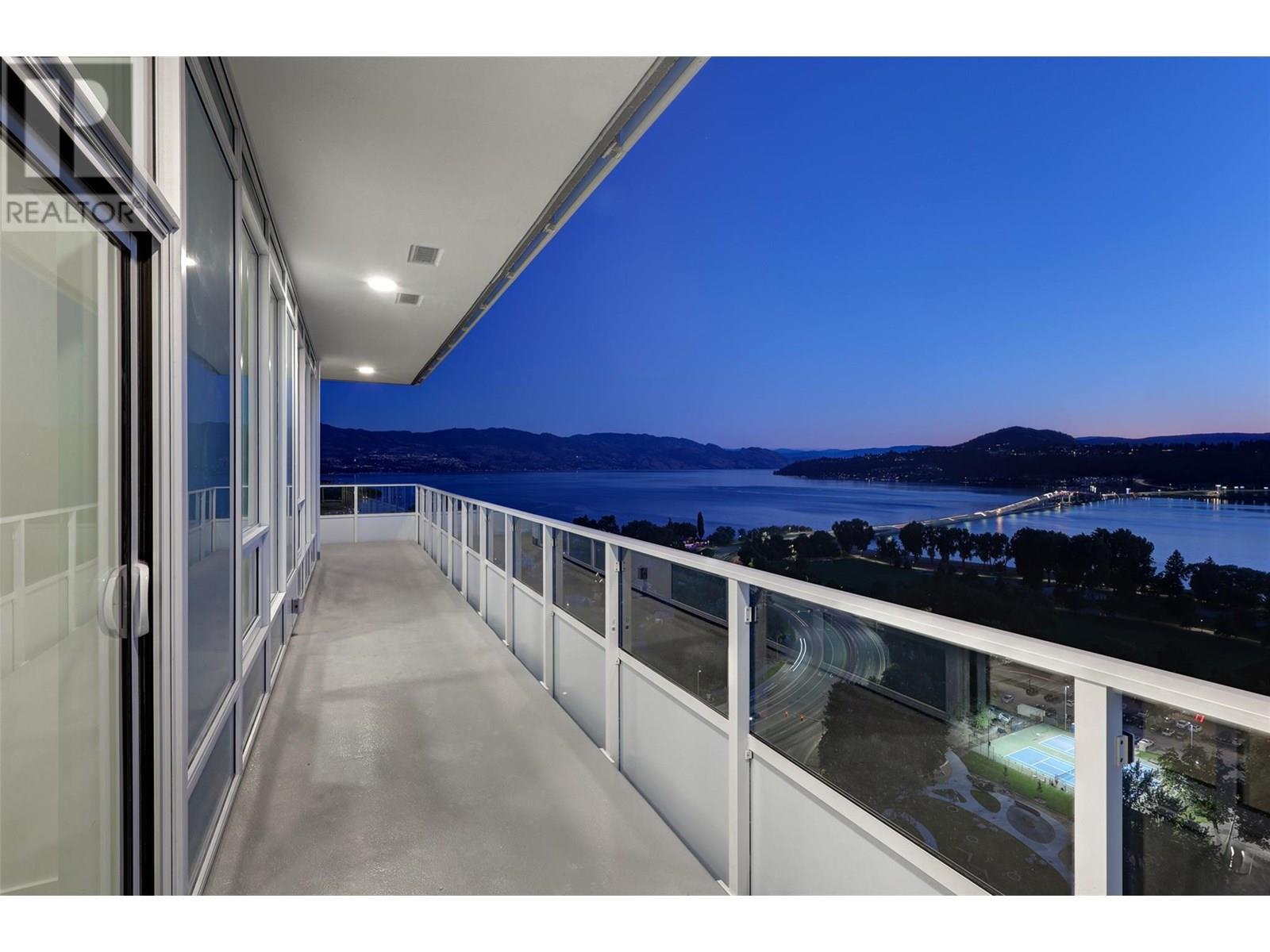 238 Leon Avenue Unit# 2207, Kelowna, BC - Outdoor With Body Of Water With View With Exterior
