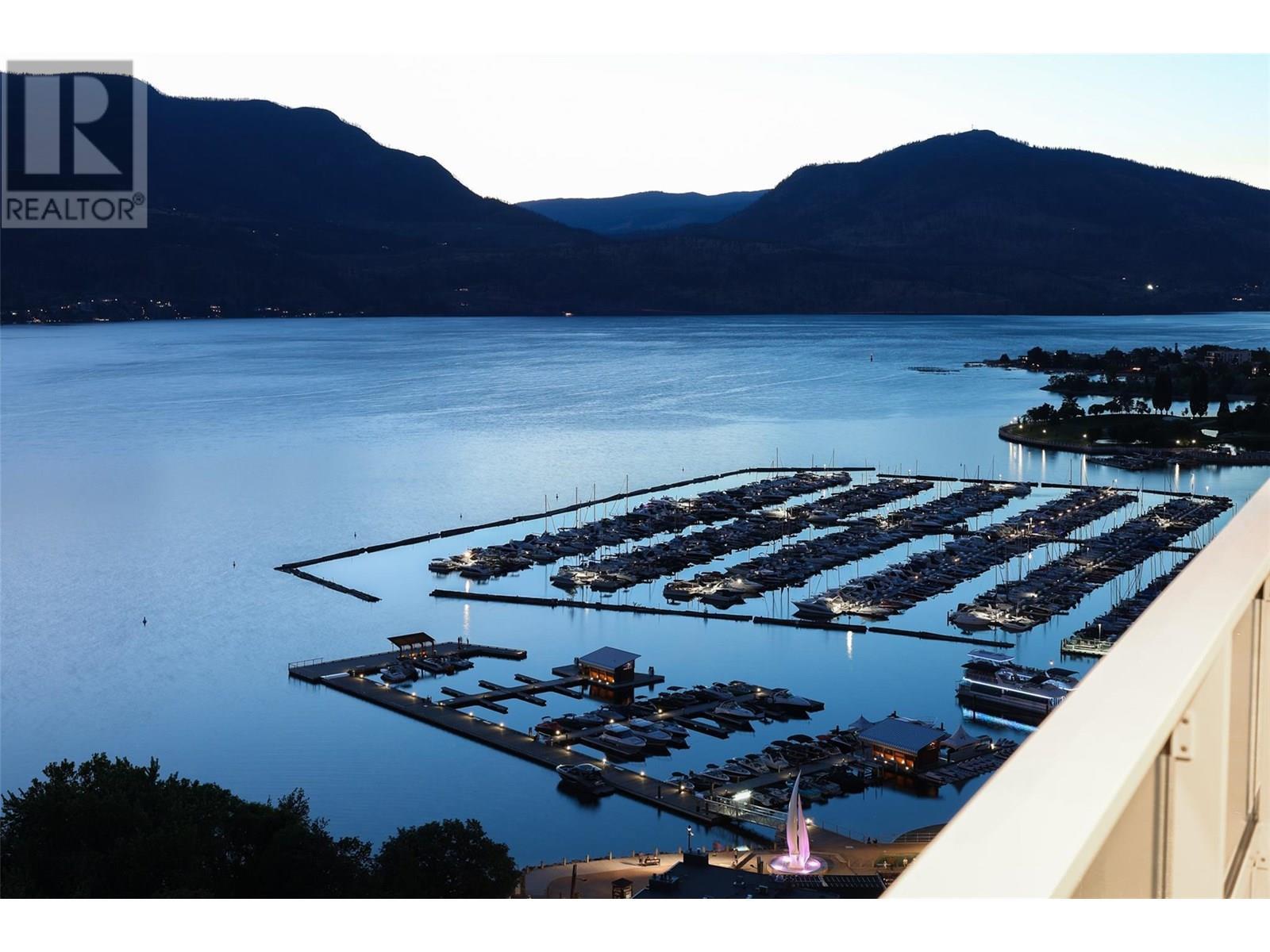 238 Leon Avenue Unit# 2207, Kelowna, BC - Outdoor With Body Of Water With View