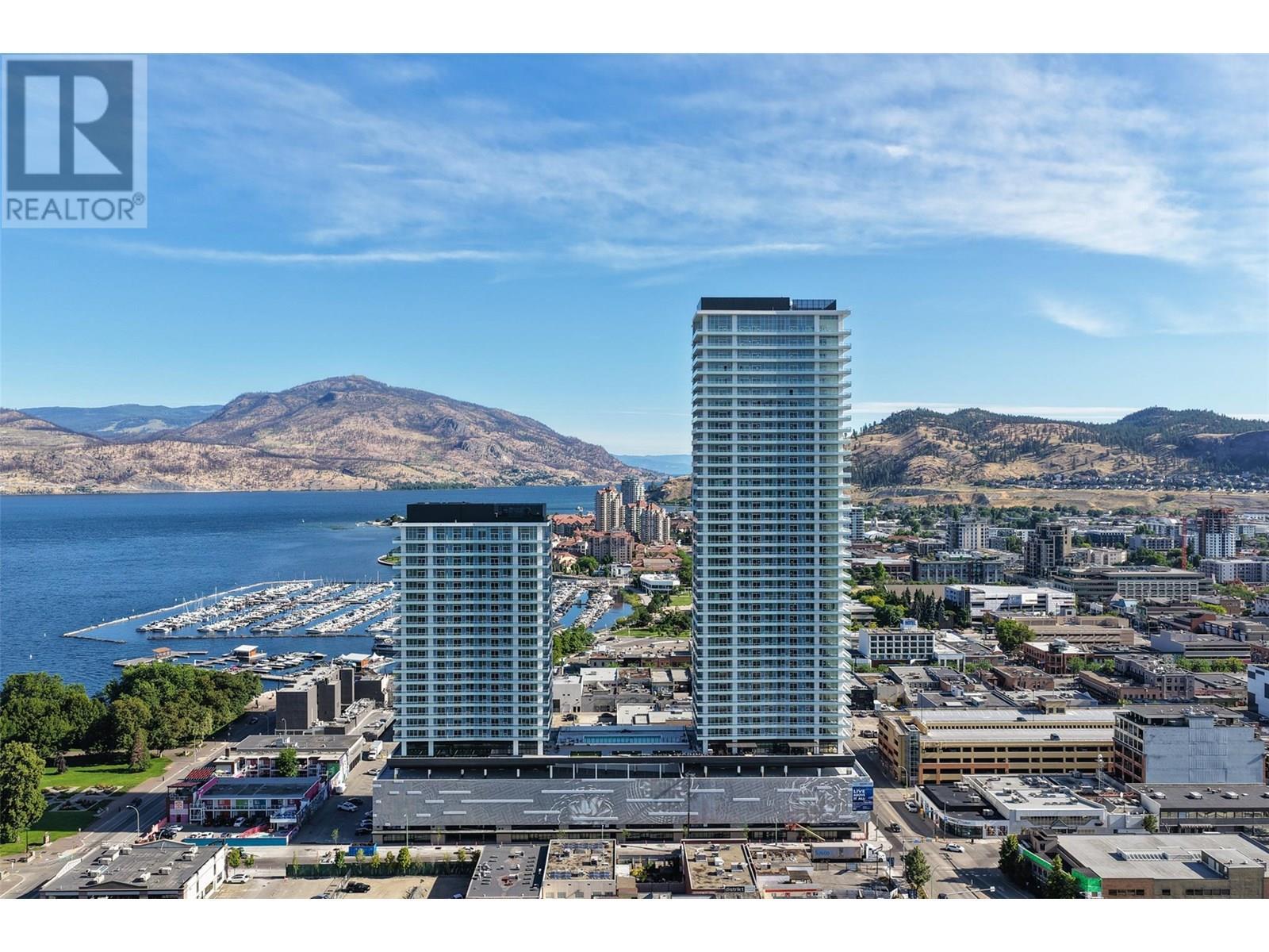238 Leon Avenue Unit# 2207, Kelowna, BC - Outdoor With Body Of Water With View