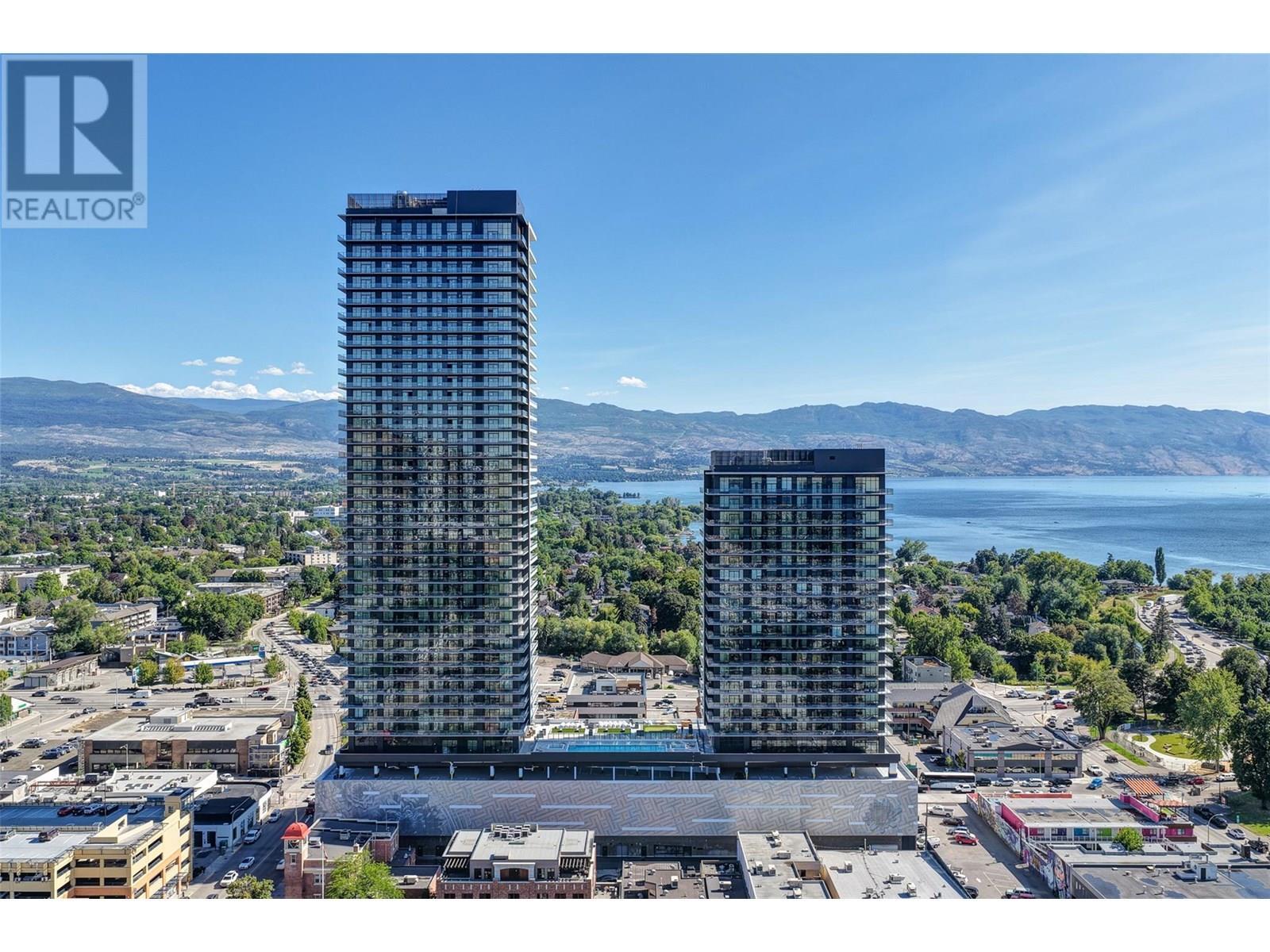 238 Leon Avenue Unit# 2207, Kelowna, BC - Outdoor With Body Of Water With View