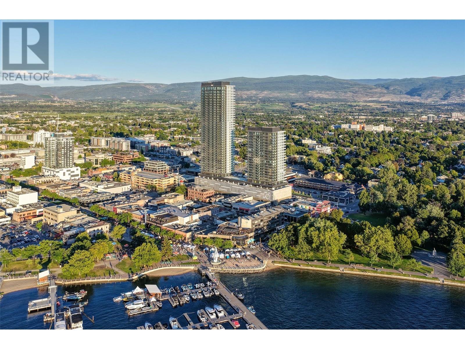 238 Leon Avenue Unit# 2207, Kelowna, BC - Outdoor With Body Of Water With View
