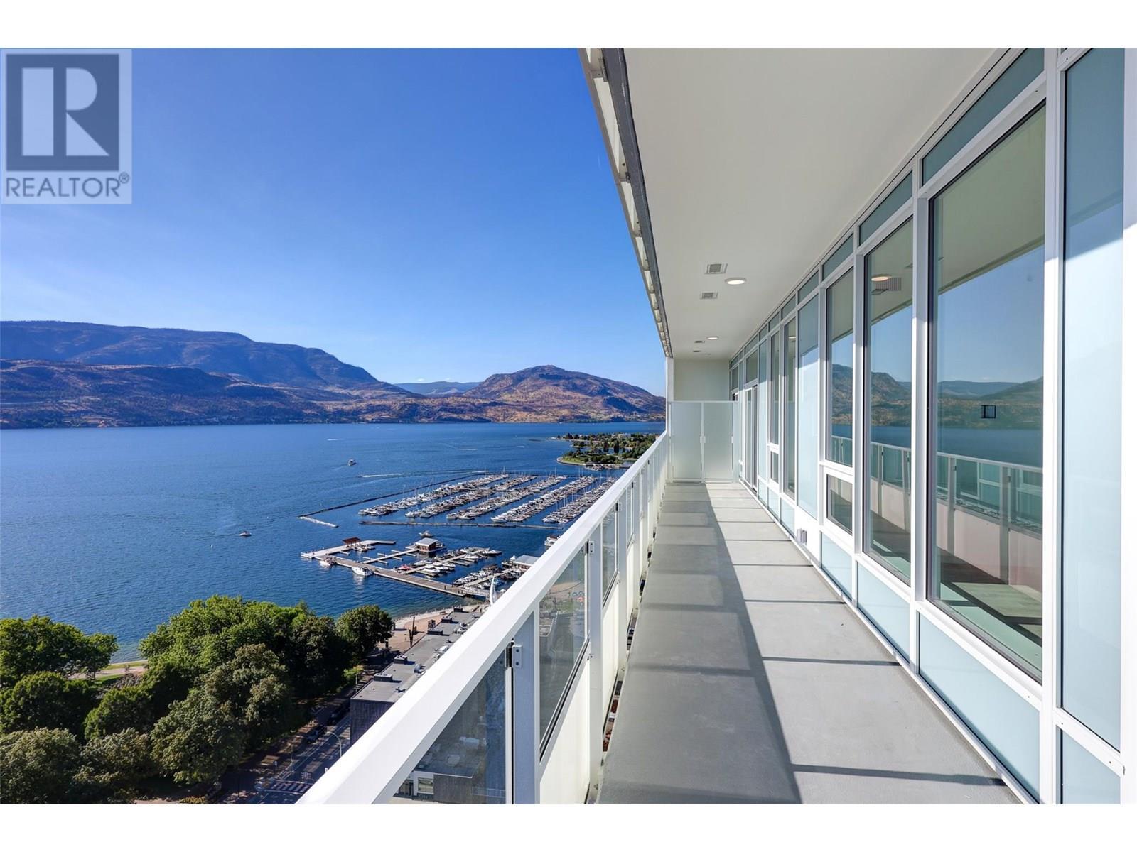 238 Leon Avenue Unit# 2207, Kelowna, BC - Outdoor With Body Of Water With View
