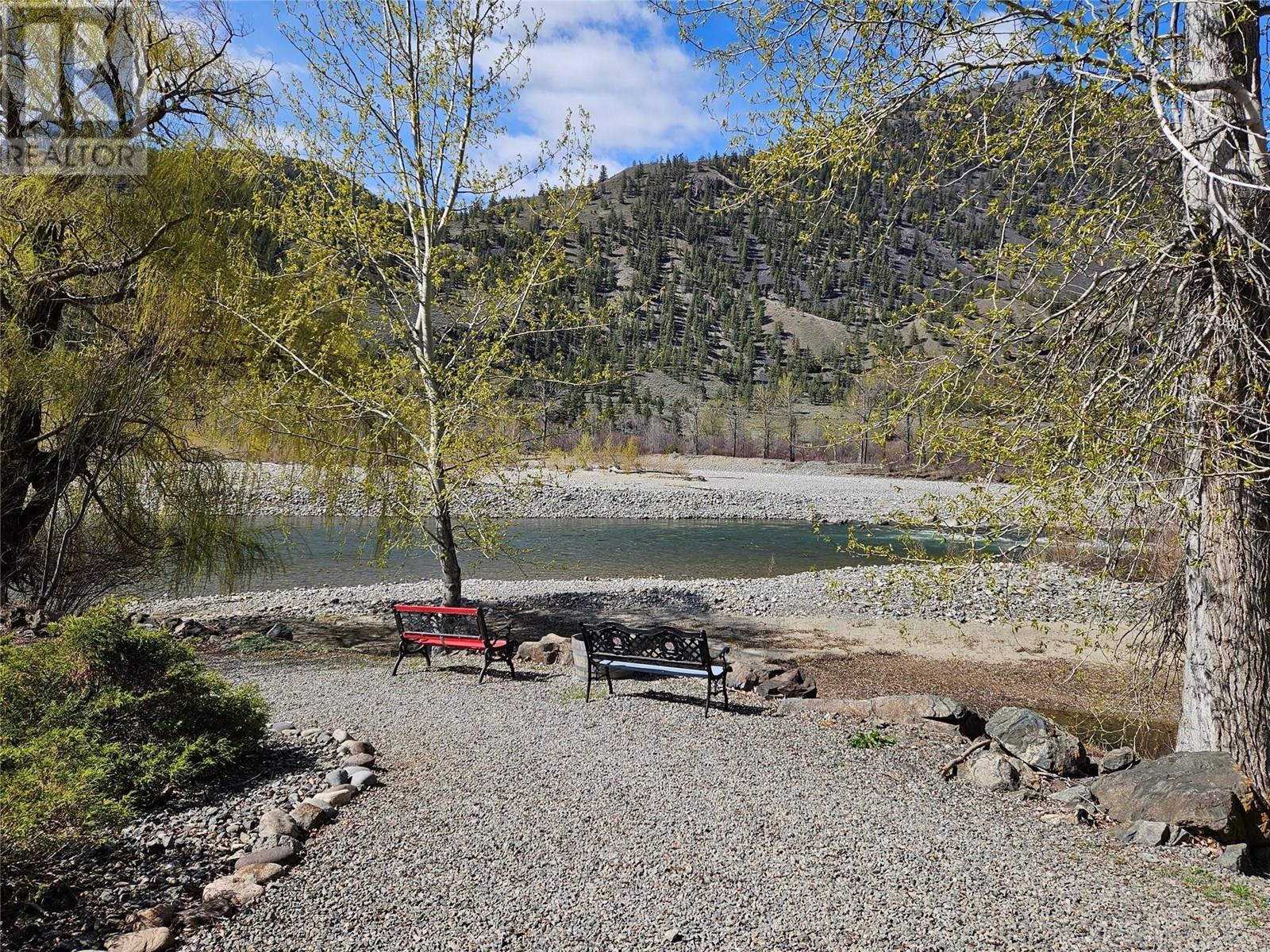 Benches looking out on the River - 4354 Highway 3 Unit# 79, Keremeos, BC