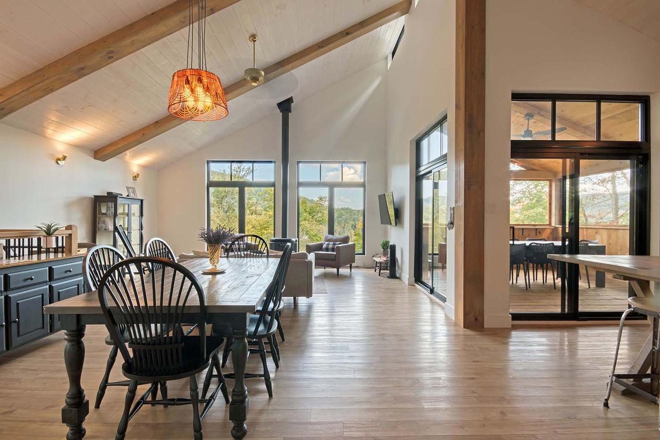 Dining room - 144 Ch. Des Aigles, Nominingue, QC - Indoor Photo Showing Dining Room