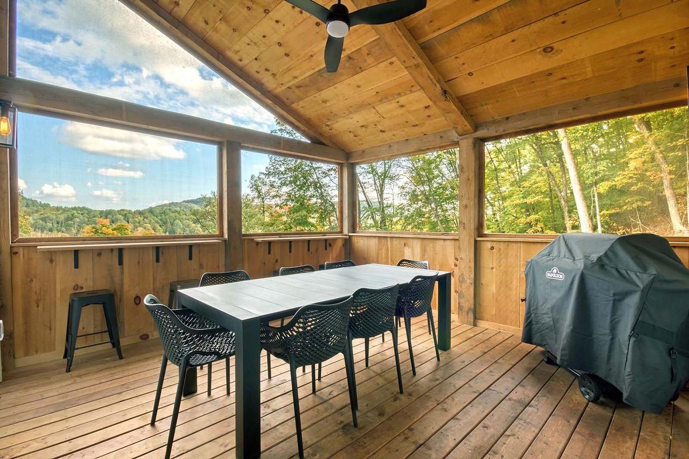 Veranda - 144 Ch. Des Aigles, Nominingue, QC - Outdoor With Deck Patio Veranda With Exterior