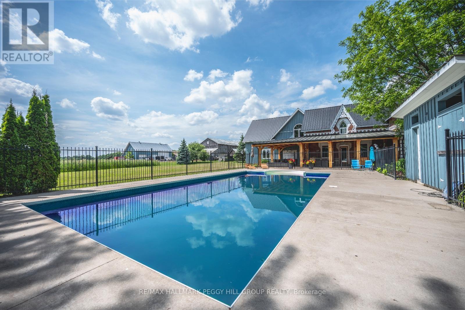 8464 6Th Line, Essa, ON - Outdoor With In Ground Pool