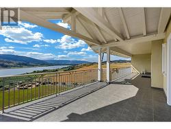 Balcony off master bedroom suite -