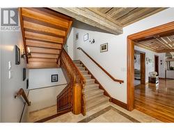 custom carved Staircase railing -