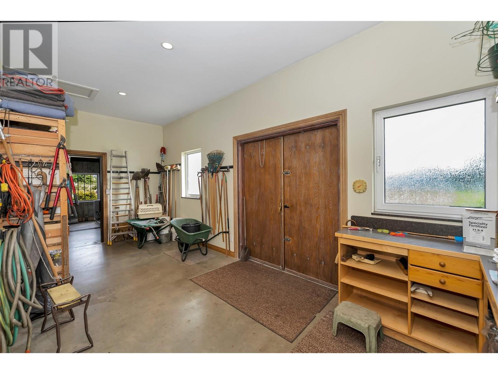 Workshop off the garage - 202 Stepping Stones Crescent, Spallumcheen, BC