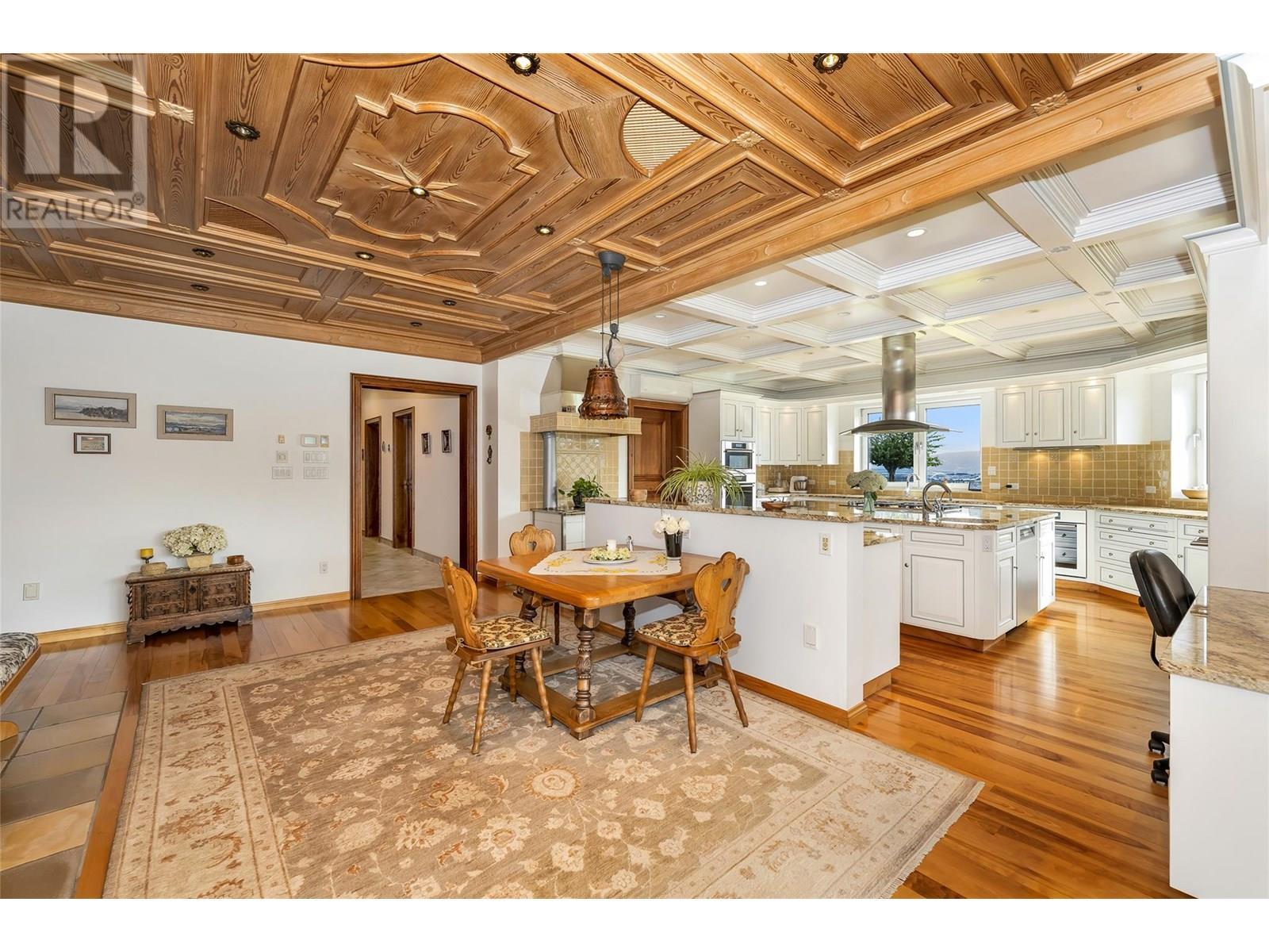 Eating area off kitchen - 202 Stepping Stones Crescent, Spallumcheen, BC