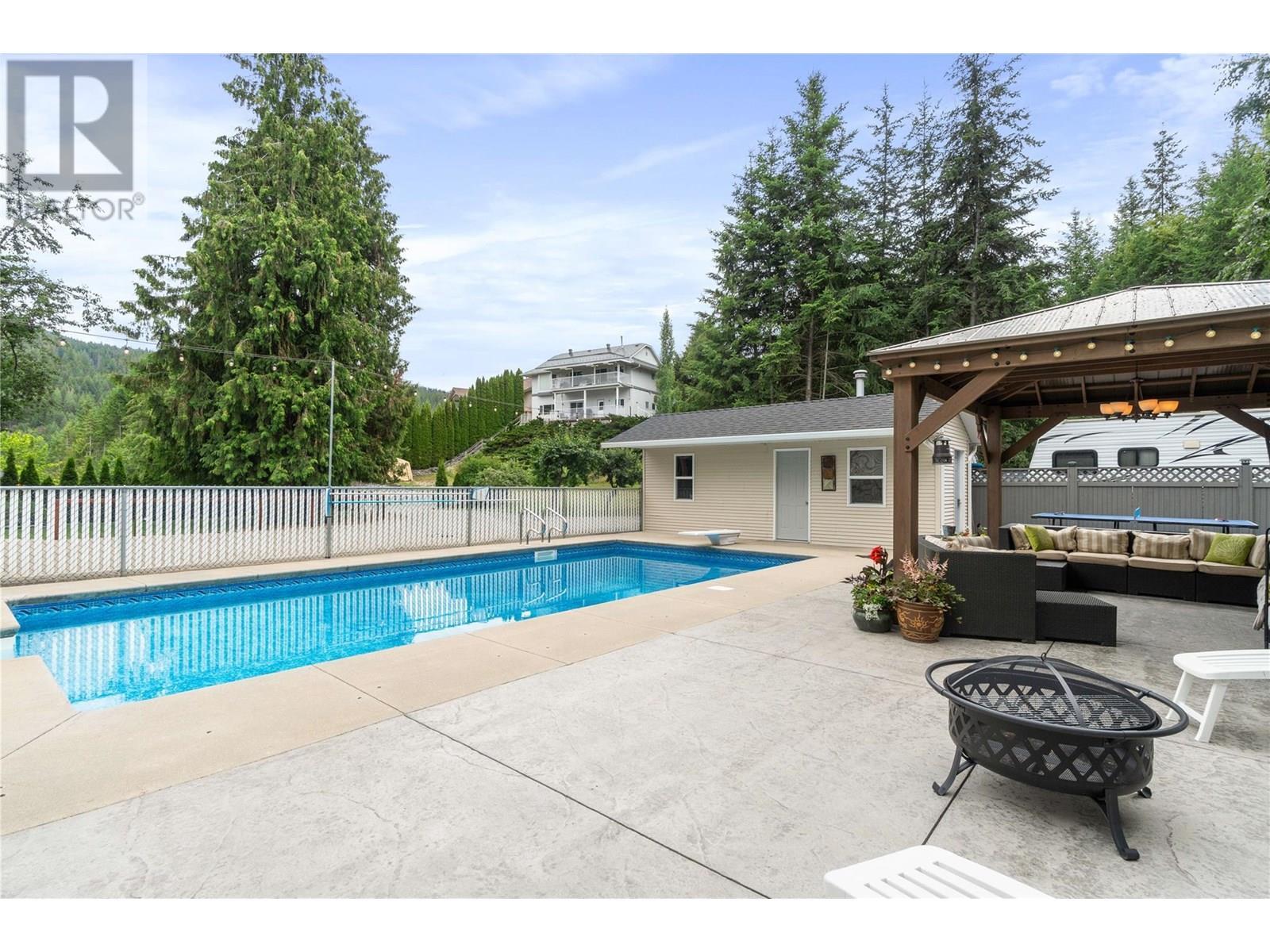 2662 Blind Bay Road, Blind Bay, BC - Outdoor With In Ground Pool With Deck Patio Veranda