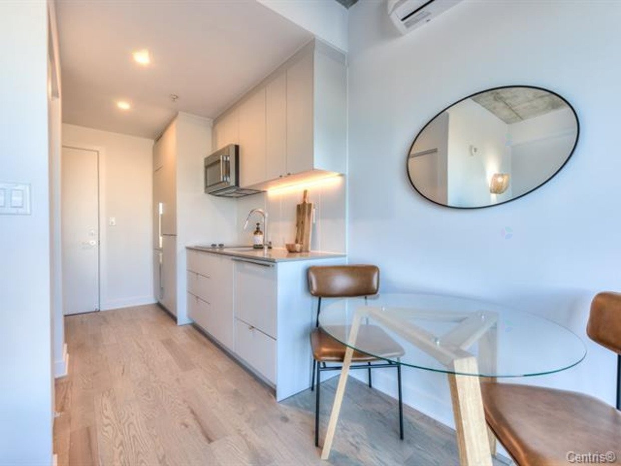 Salon - 401-2660 Rue Ontario E., Montréal (Ville-Marie), QC - Indoor Photo Showing Kitchen