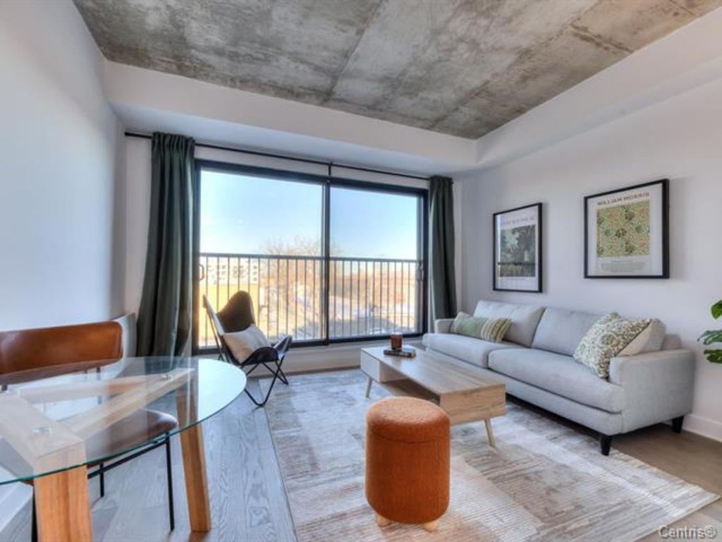 Salon - 401-2660 Rue Ontario E., Montréal (Ville-Marie), QC - Indoor Photo Showing Living Room