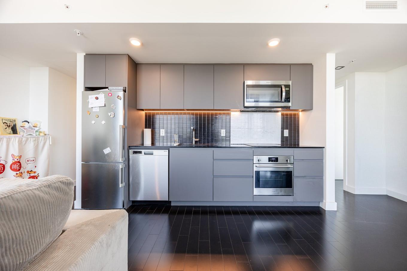 Kitchen - 3614-1245 Rue De Bleury, Montréal (Ville-Marie), QC - Indoor Photo Showing Kitchen