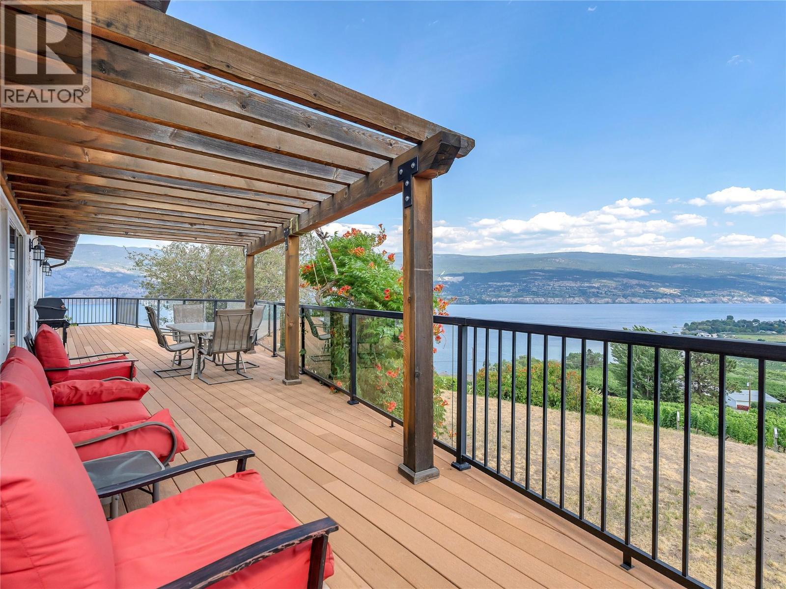 9402 Front Bench Road, Summerland, BC - Outdoor With Body Of Water With Deck Patio Veranda With Exterior