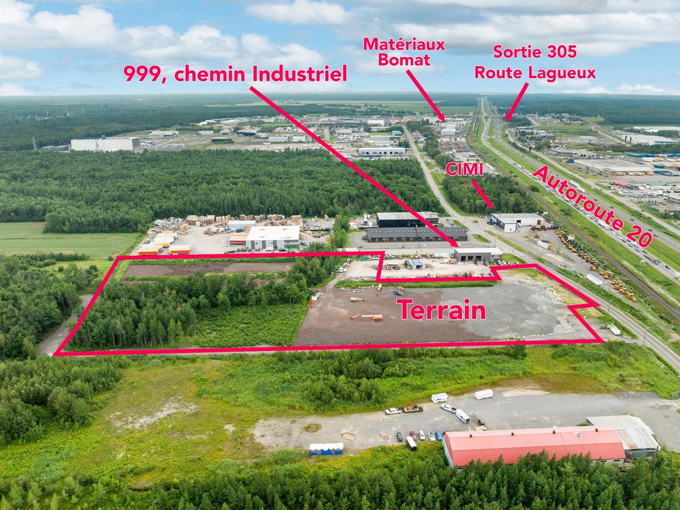 Vue d'ensemble - Ch. Industriel, Lévis (Les Chutes-De-La-Chaudière-Ouest), QC