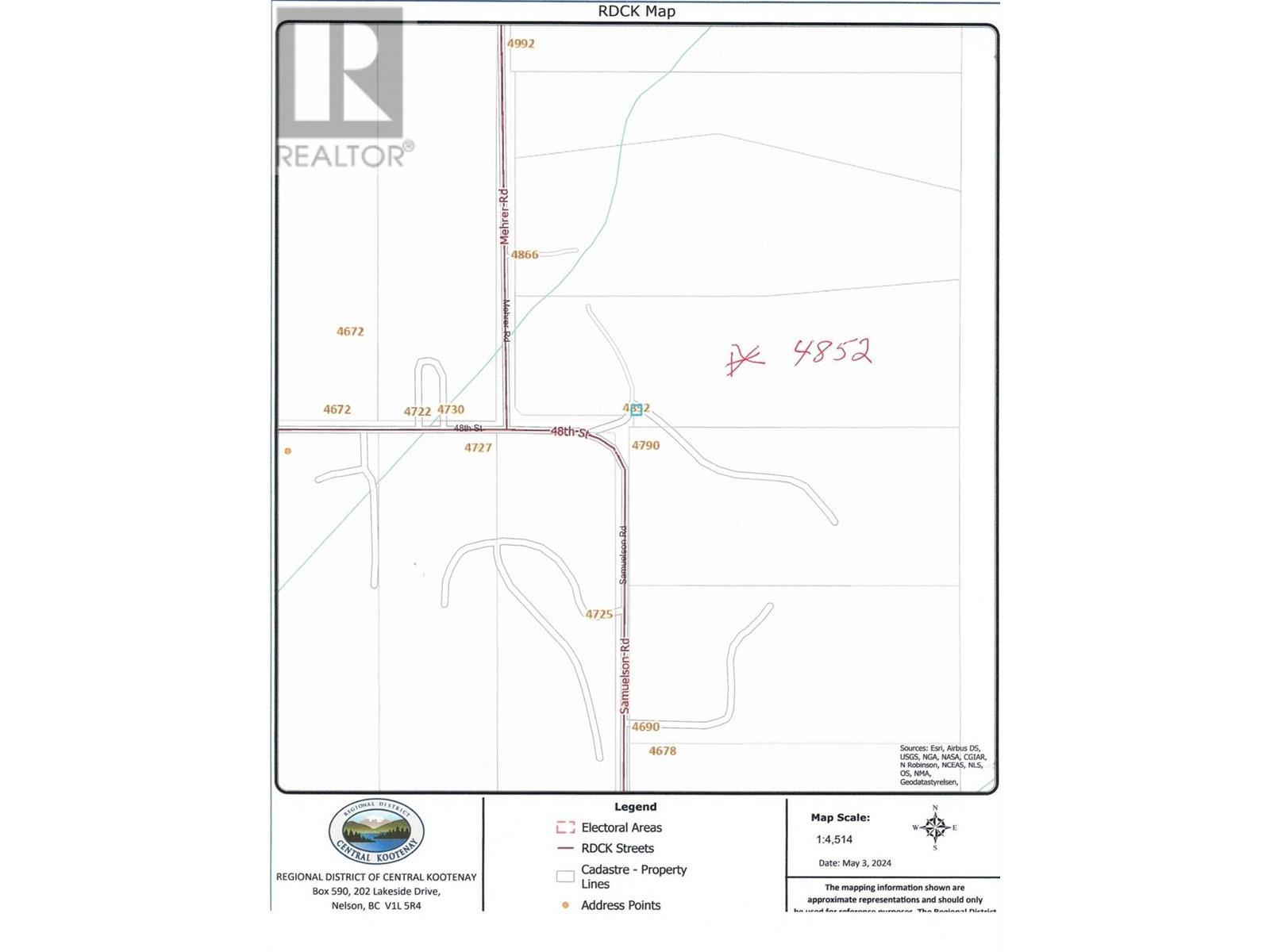 4852 48Th Street, Canyon, BC