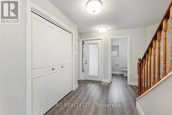 Hallways and front door -