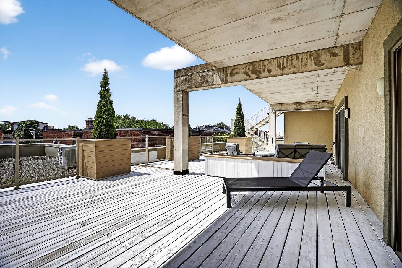 Terrasse - 201-828 Av. Querbes, Montréal (Outremont), QC - Outdoor With Deck Patio Veranda With Exterior