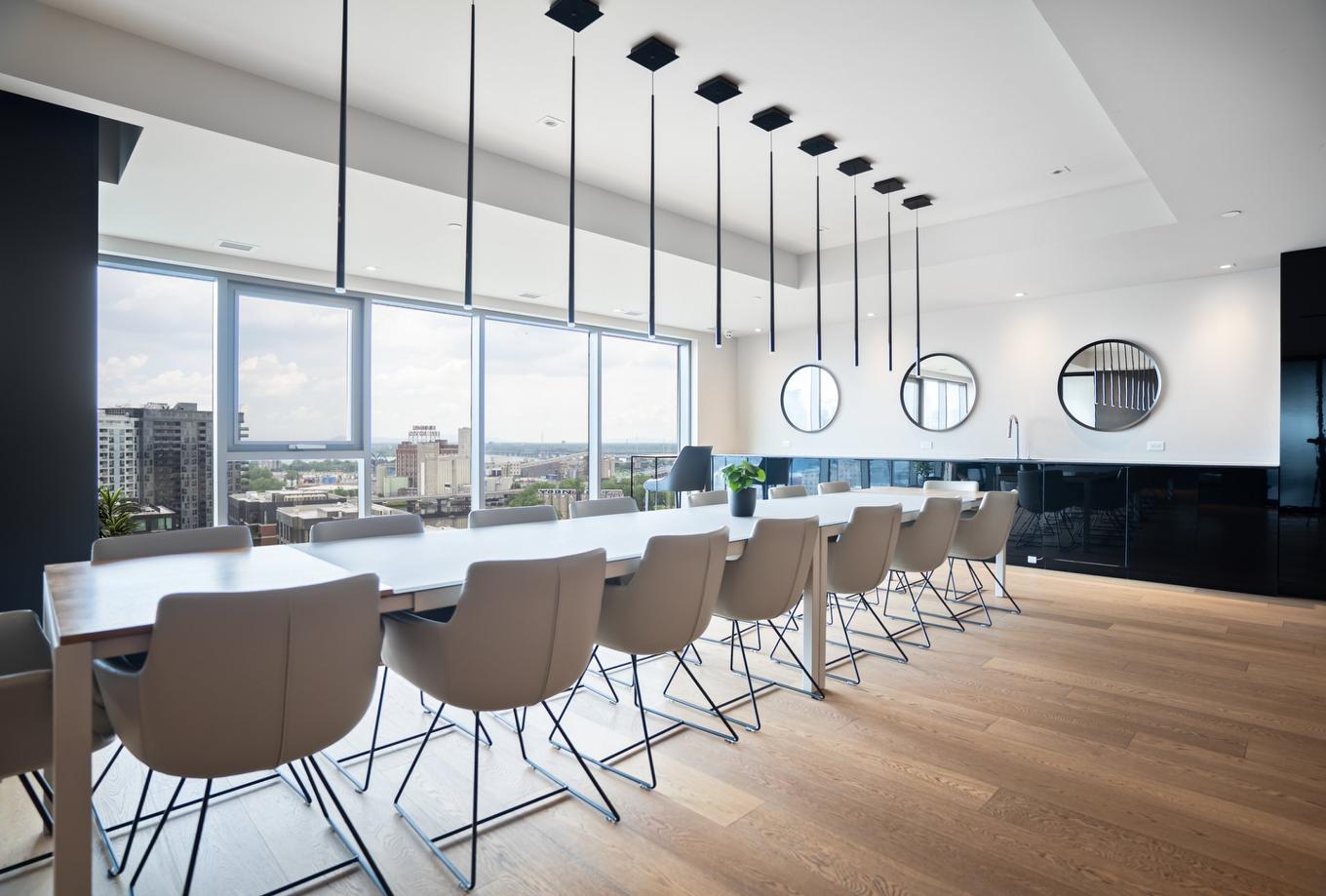 Salle de conférence - 810-1458 Rue Des Bassins, Montréal (Le Sud-Ouest), QC - Indoor Photo Showing Dining Room